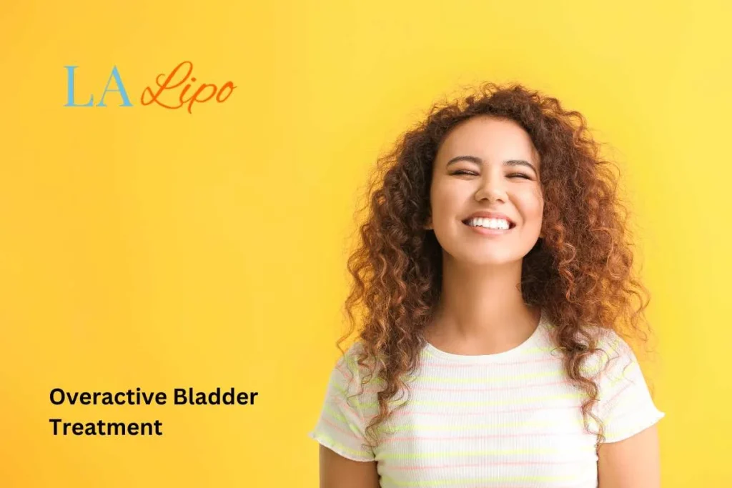 woman smiling about overactive bladder treatment Swindon solutions